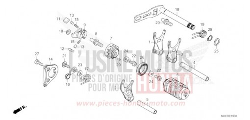 BARILLET DE SELECTION CRF450RXN de 2022
